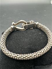Silver-Diamond Bracelet 72 Diamonds .72 Carat T.W. 925 Silver 27.8g